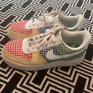 Nike Air Force 1 Gingham size 7.5